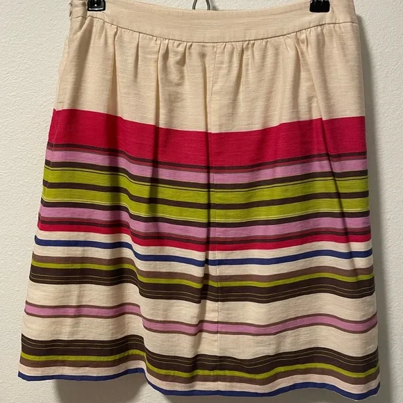A Colorful LOFT Striped Skirt! - Picture 2 of 4